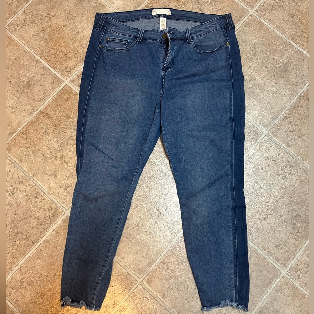 Altar’d State Two Toned Jeans